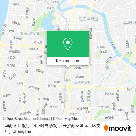 华融湘江银行-24小时自助银行(长沙融圣国际社区支行) map