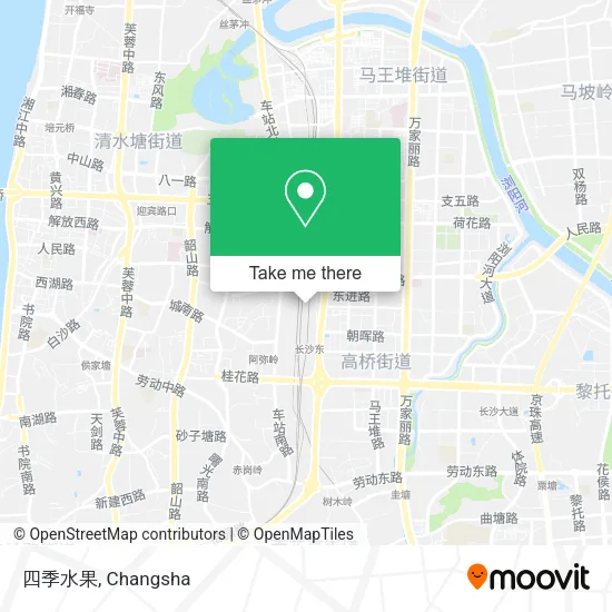 四季水果 map