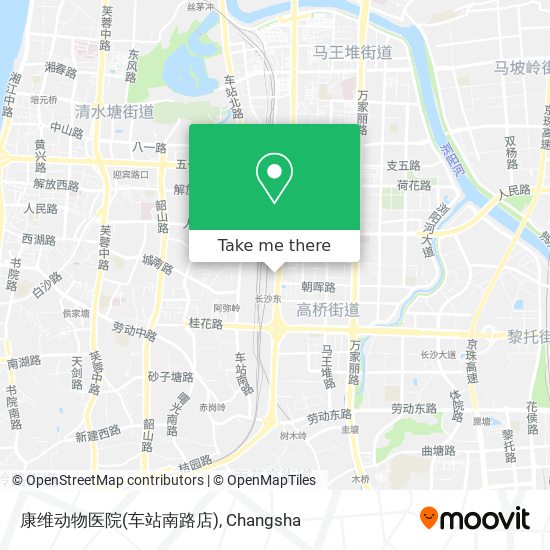 康维动物医院(车站南路店) map