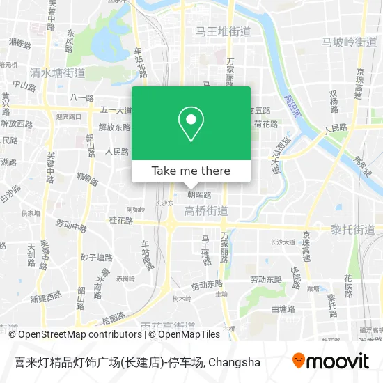 喜来灯精品灯饰广场(长建店)-停车场 map