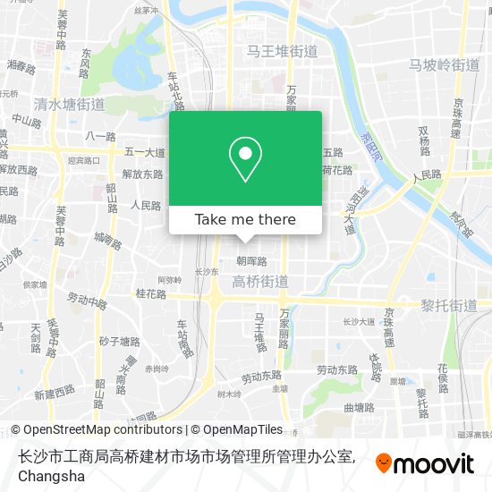 长沙市工商局高桥建材市场市场管理所管理办公室 map