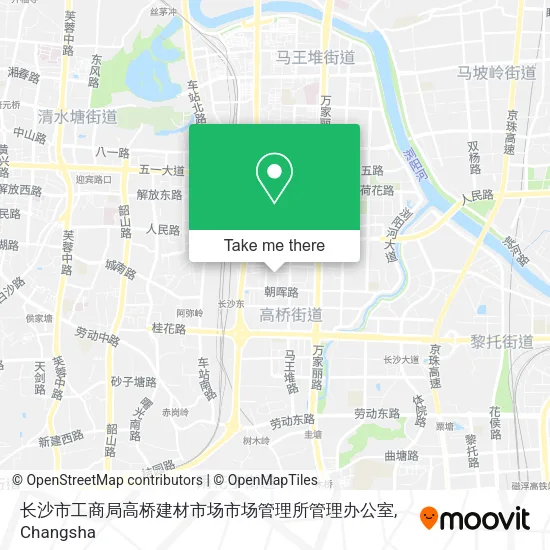 长沙市工商局高桥建材市场市场管理所管理办公室 map