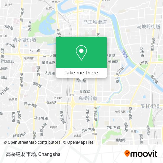 高桥建材市场 map