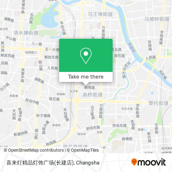 喜来灯精品灯饰广场(长建店) map
