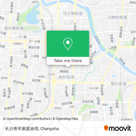 长沙青年家庭旅馆 map