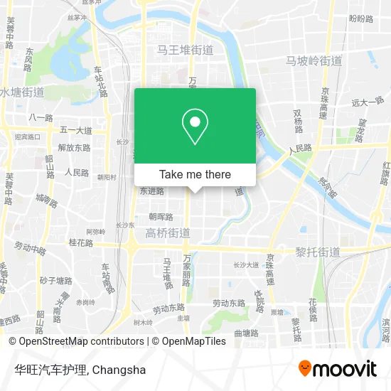 华旺汽车护理 map