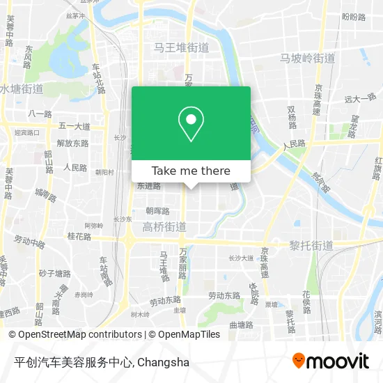 平创汽车美容服务中心 map
