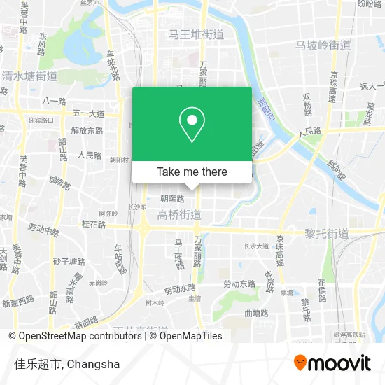 佳乐超市 map
