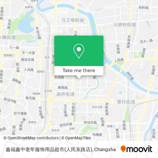 鑫福鑫中老年服饰用品超市(人民东路店) map