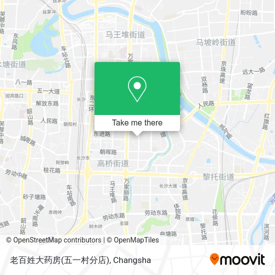 老百姓大药房(五一村分店) map