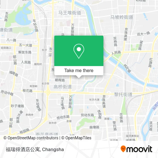 福瑞得酒店公寓 map