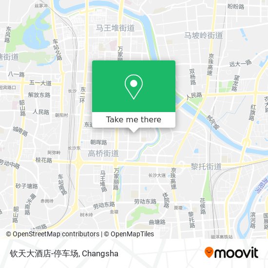 钦天大酒店-停车场 map