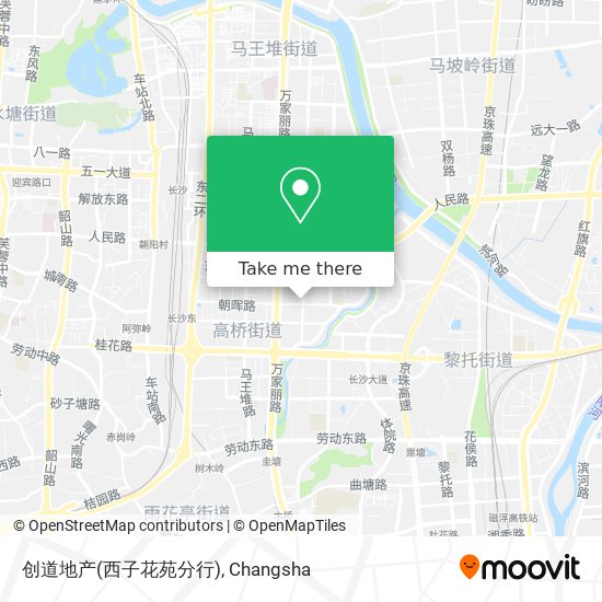 创道地产(西子花苑分行) map