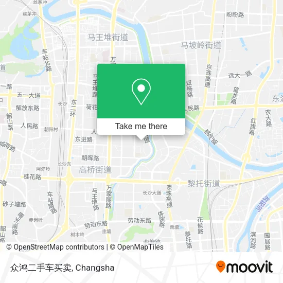 众鸿二手车买卖 map