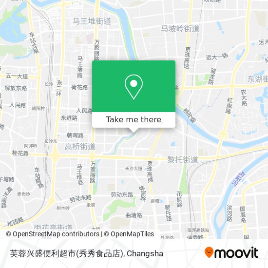芙蓉兴盛便利超市(秀秀食品店) map