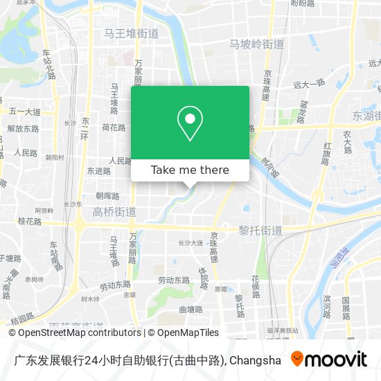 广东发展银行24小时自助银行(古曲中路) map