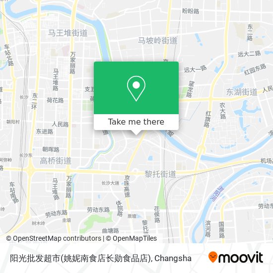 阳光批发超市(姚妮南食店长勋食品店) map