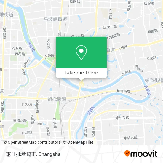 惠佳批发超市 map