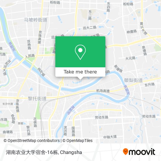 湖南农业大学宿舍-16栋 map