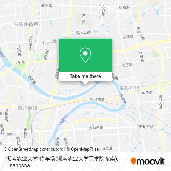 湖南农业大学-停车场(湖南农业大学工学院东南) map