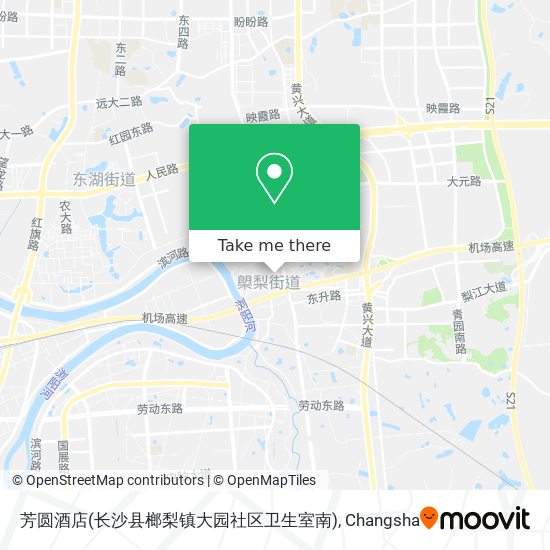 芳圆酒店(长沙县榔梨镇大园社区卫生室南) map