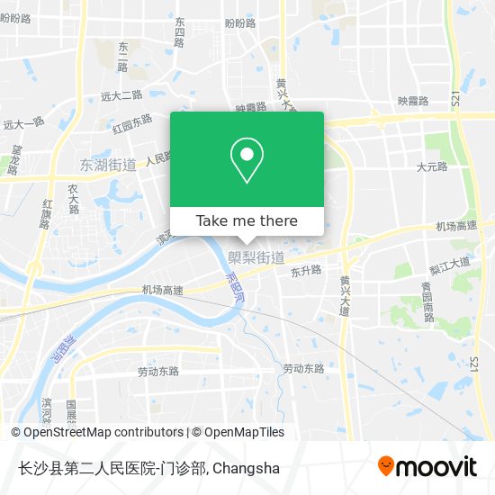 长沙县第二人民医院-门诊部 map