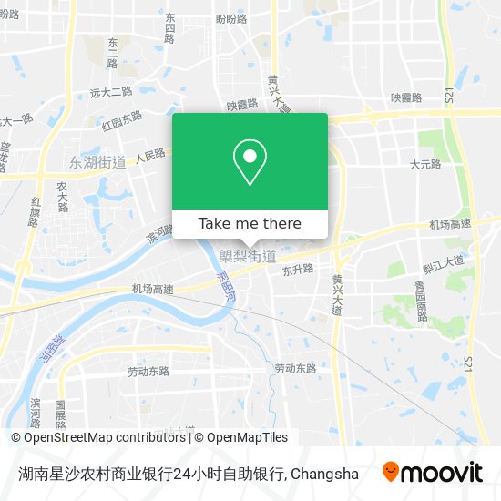 湖南星沙农村商业银行24小时自助银行 map
