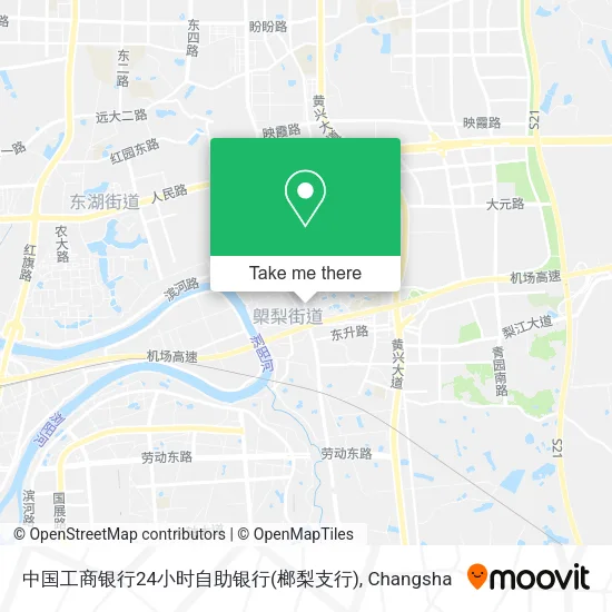 中国工商银行24小时自助银行(榔梨支行) map