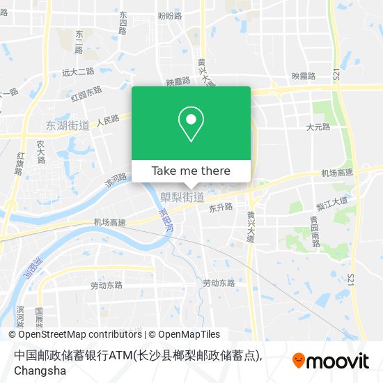 中国邮政储蓄银行ATM(长沙县榔梨邮政储蓄点) map