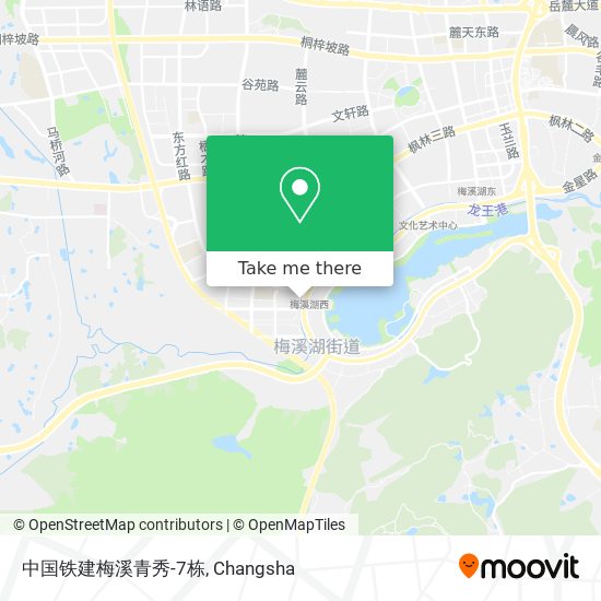 中国铁建梅溪青秀-7栋 map