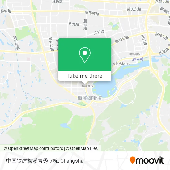 中国铁建梅溪青秀-7栋 map