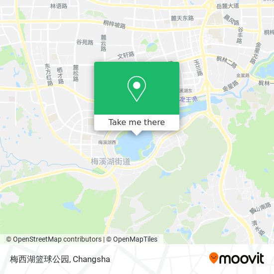 梅西湖篮球公园 map