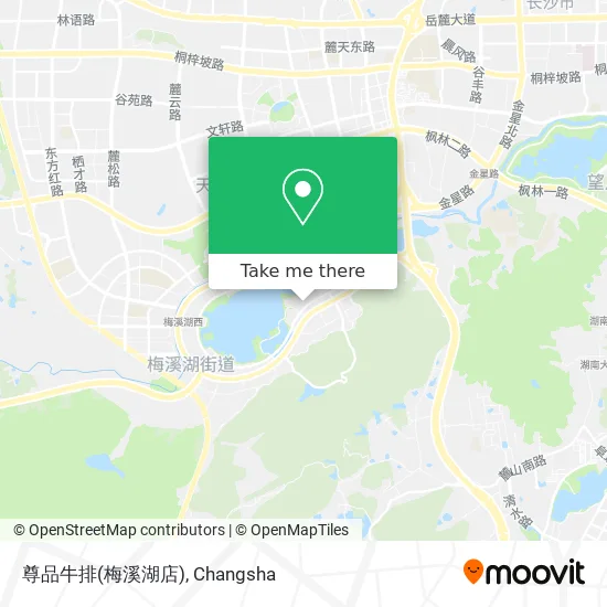 尊品牛排(梅溪湖店) map
