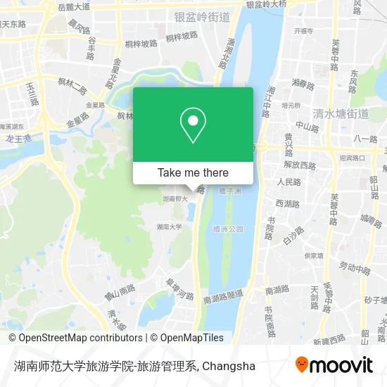 湖南师范大学旅游学院-旅游管理系 map