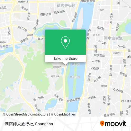 湖南师大旅行社 map