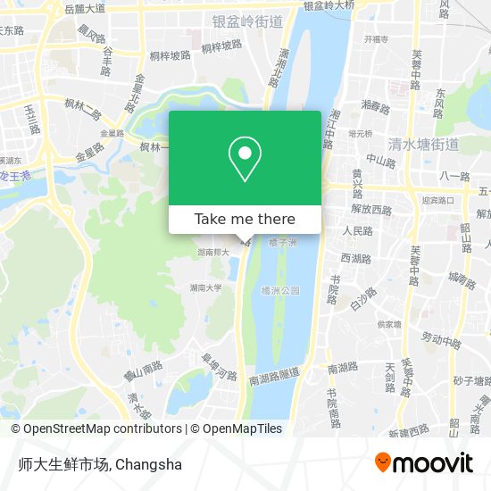 师大生鲜市场 map