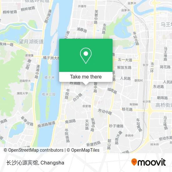 长沙沁源宾馆 map