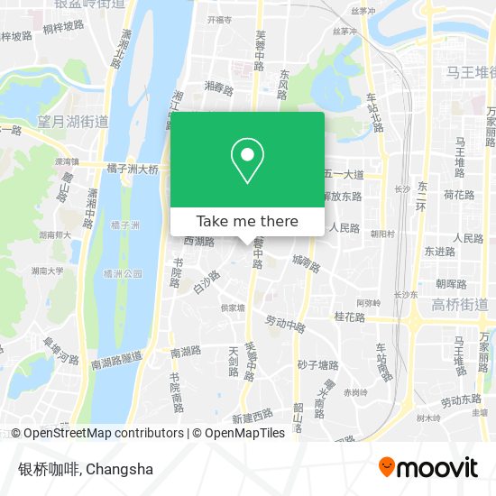 银桥咖啡 map