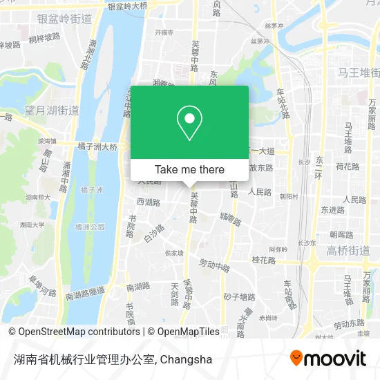 湖南省机械行业管理办公室 map