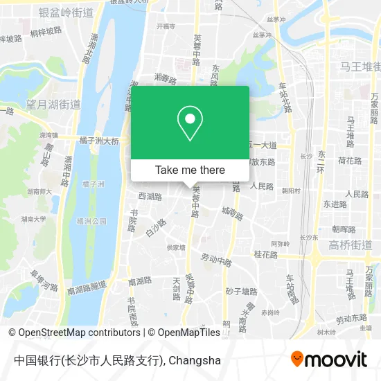 中国银行(长沙市人民路支行) map