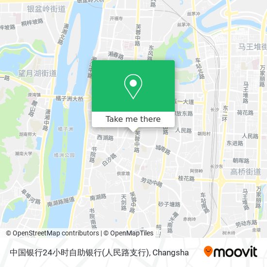 中国银行24小时自助银行(人民路支行) map