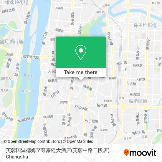 芙蓉国温德姆至尊豪廷大酒店(芙蓉中路二段店) map