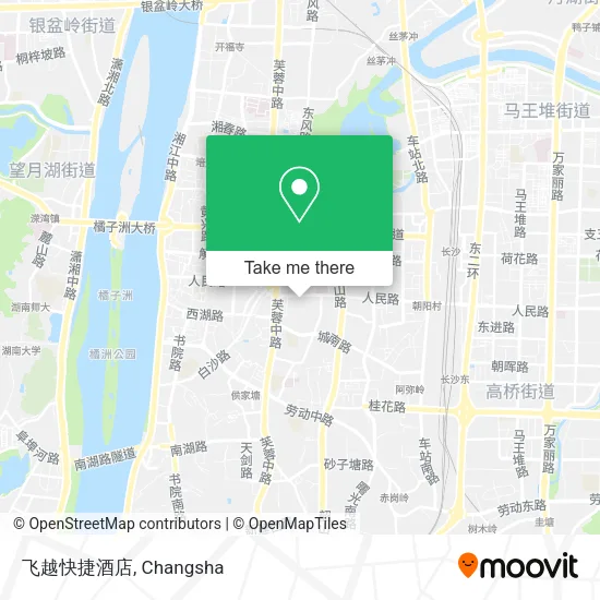飞越快捷酒店 map