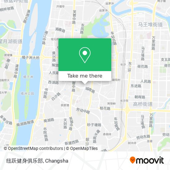 纽跃健身俱乐部 map