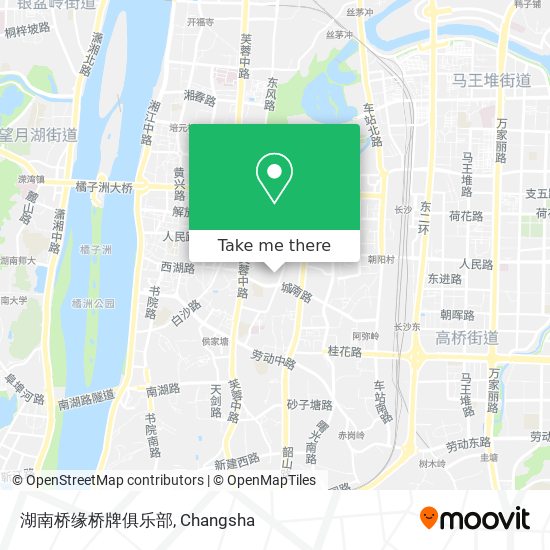 湖南桥缘桥牌俱乐部 map