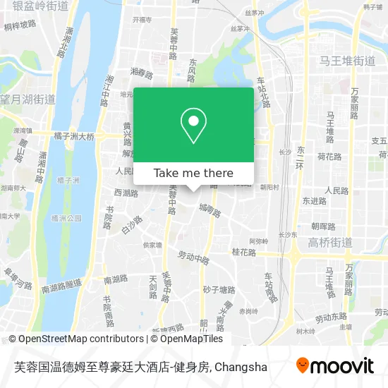 芙蓉国温德姆至尊豪廷大酒店-健身房 map