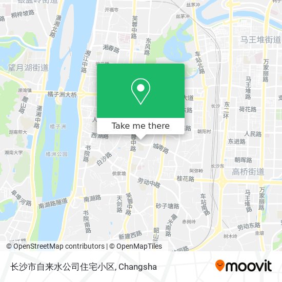 长沙市自来水公司住宅小区 map