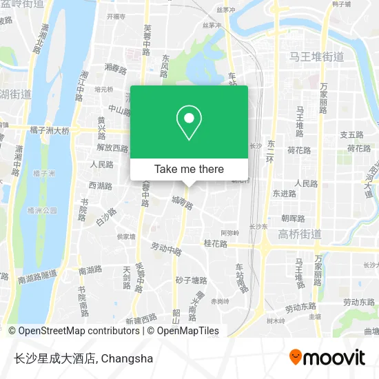 长沙星成大酒店 map