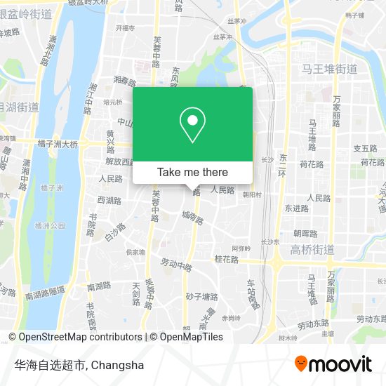 华海自选超市 map
