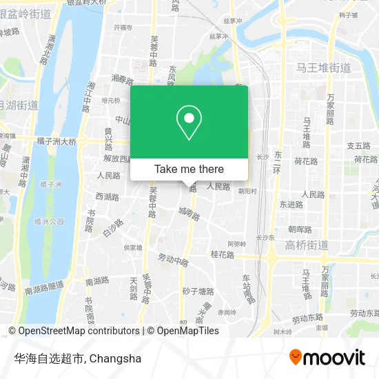 华海自选超市 map